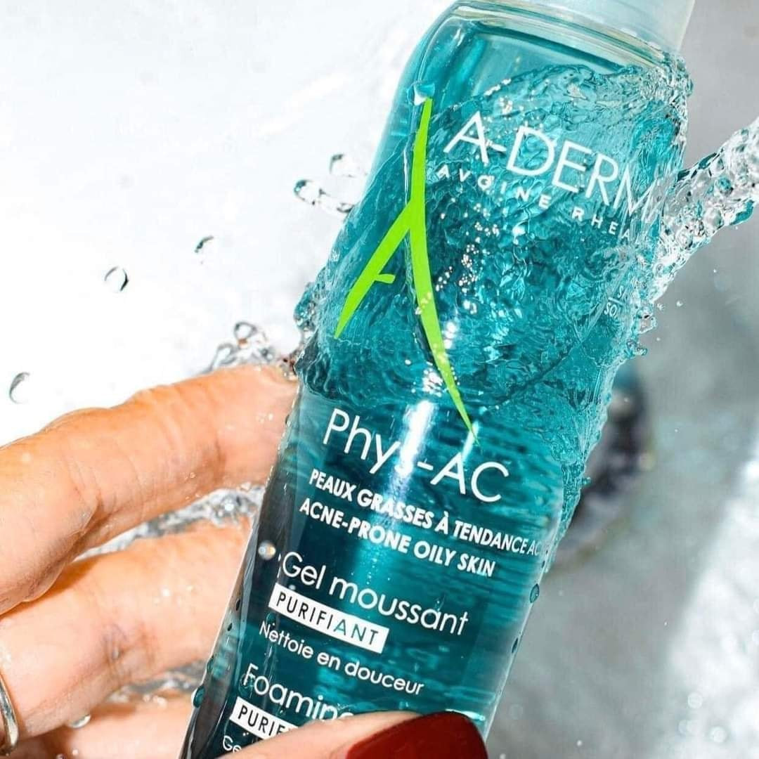 Gel Rửa Mặt Làm Sạch Sâu, Kiểm Soát Nhờn A-Derma PHYS-AC FOAMING GEL 100ml