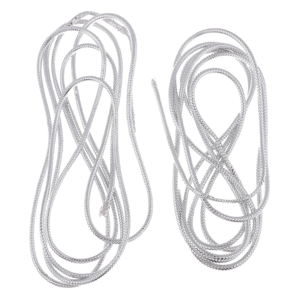2pcs Holographic Elastic Mylar Cord Flash Fly Tying Material DIY Tool