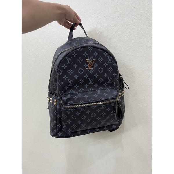 Balo lv đính đinh sườn - Balo nam nữ đi học size 40x32