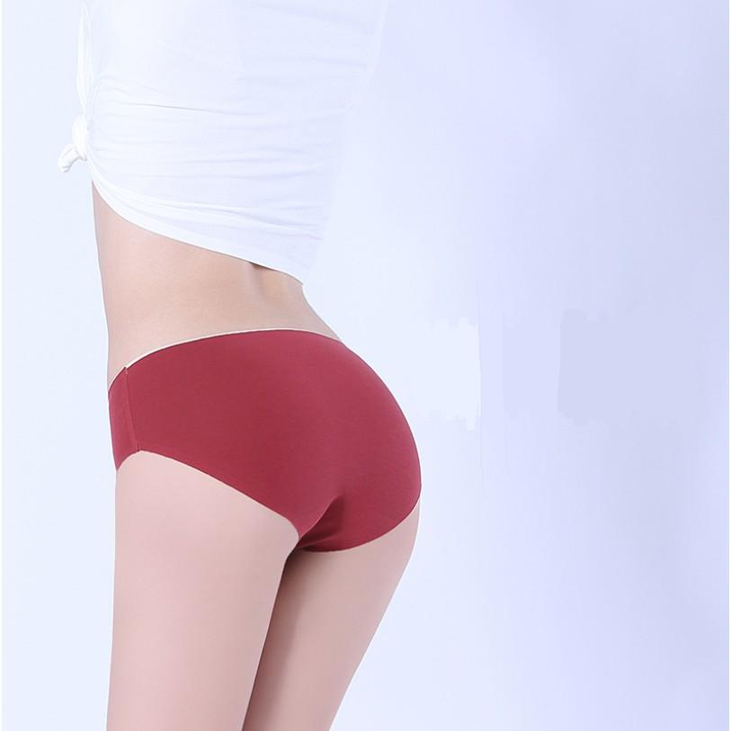 Quần Lót Cotton Kháng Khuẩn Không Đường May Chống Hằn Mới P096