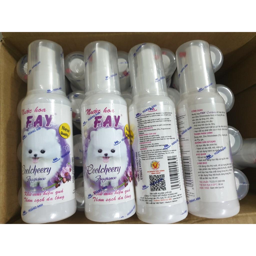 Nước hoa cho chó mèo fay 90ml