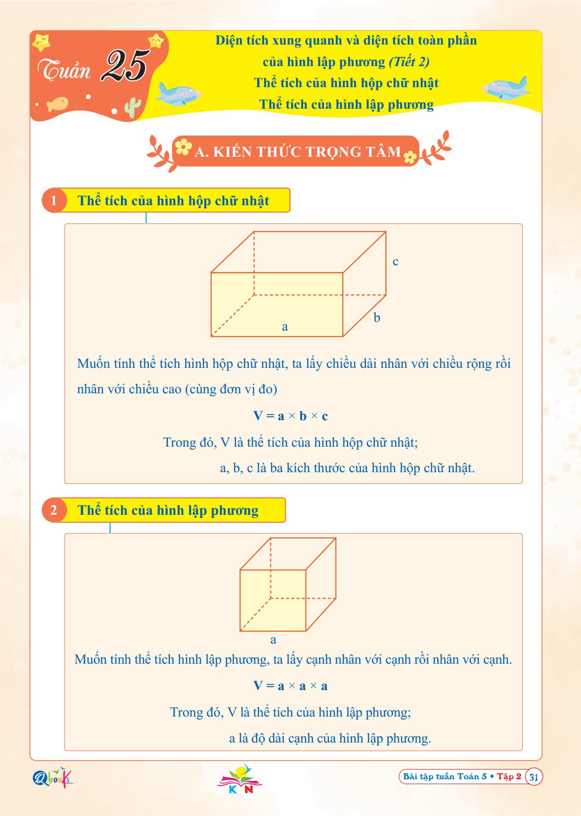 Sách - Combo Bài Tập Tuần Toán Lớp 5 - tập 1 + 2 - Kết Nối