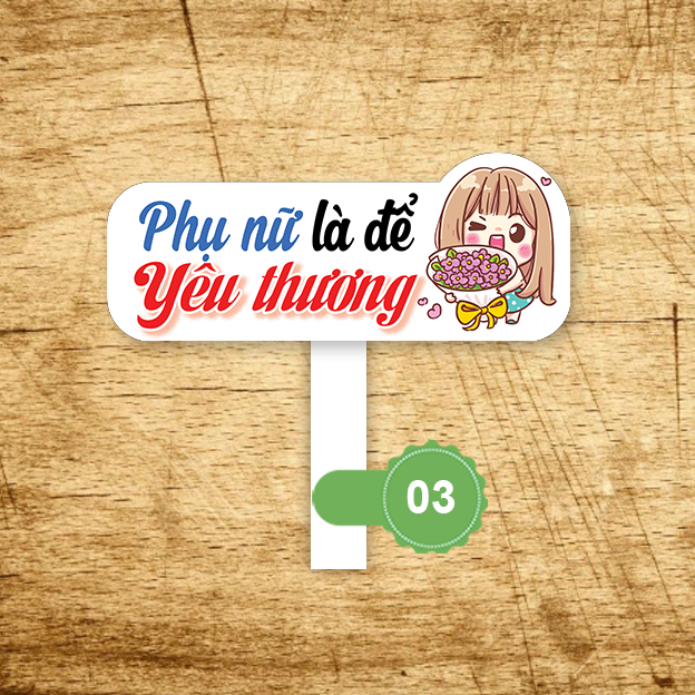 Hashtag chào mừng ngày 8/3 và 20/10 - MS 03