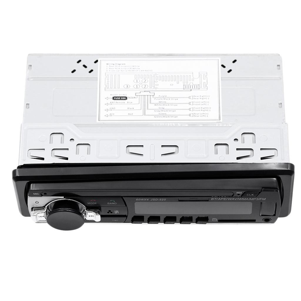 Car Audio Stereo MP3 Player JSD-520 Bluetooth In-Dash Stereo FM AUX Receiver
