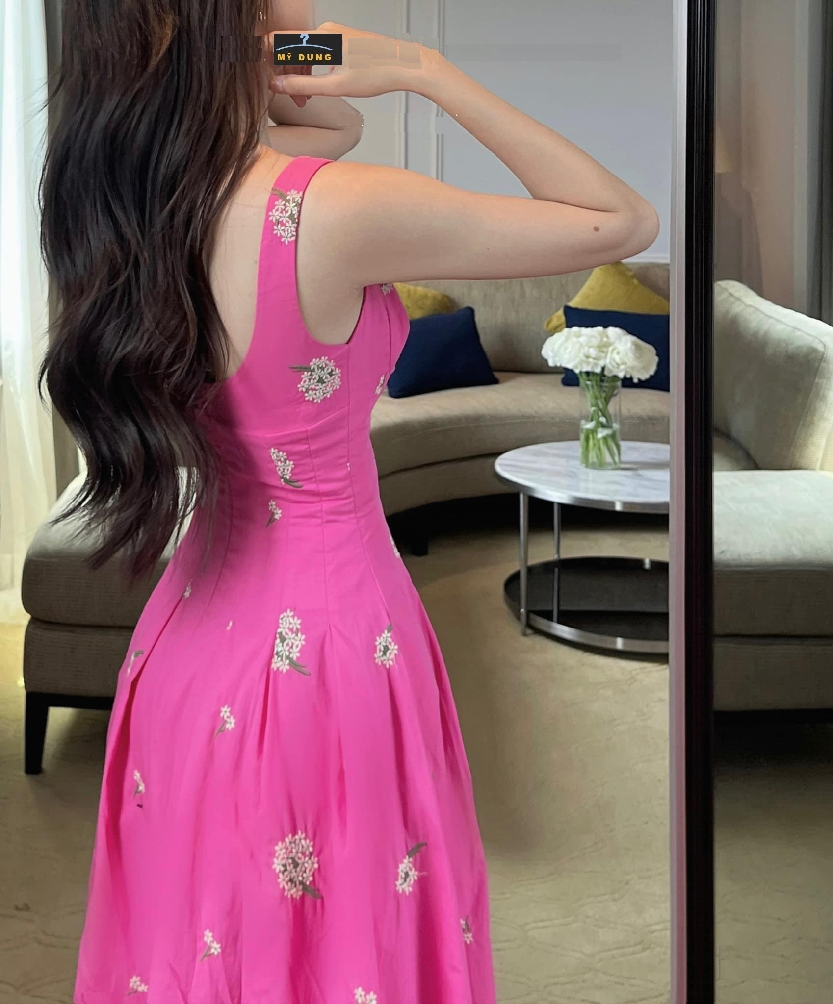 SIÊU SIÊU NGỌT NGỌT VỚI EM-ĐẦM MIDI HOA THÊU- STYE TIỂU THƯ NHẸ NHÀNG- SANG TRỌNG, ĐÁNG YÊU, GỢI CẢM - HÀNG THIẾT KỂ LOẠI 1, FORM CHUẨN KHÔNG CẦN CHỈNH, MÊ LẮM CÁC NÀNG ƠI