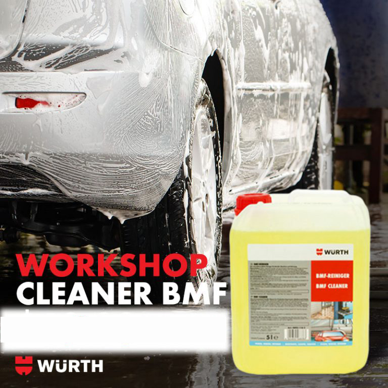 Dung dịch nước tẩy rửa đa năng đậm đặc Wurth Workshop Cleaner BMF 08931182 can 5 lít