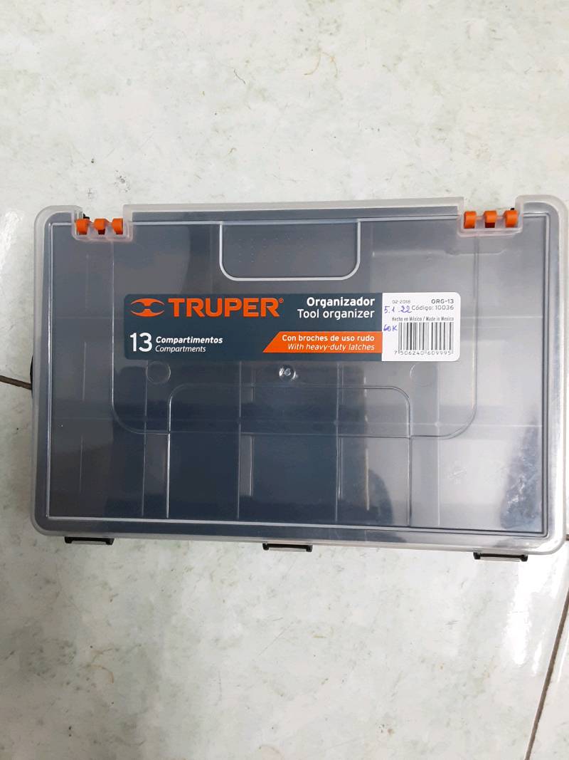 Hộp đựng đồ nghề nhỏ nhiều ngăn 13in Truper 10036