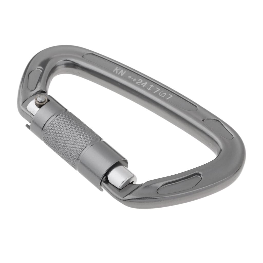 Carabiner Khóa Tự động 24KN Carabiner để Leo Núi