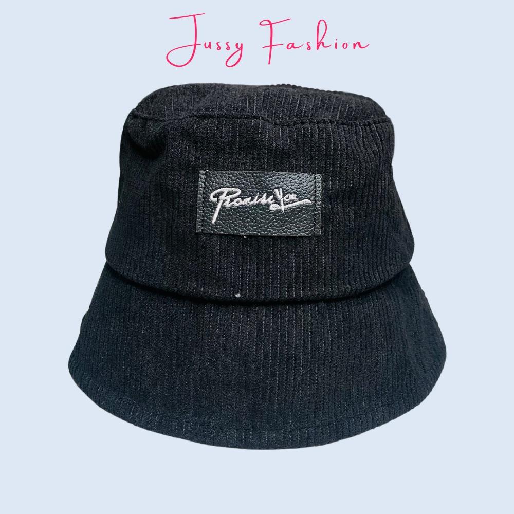 Mũ Bucket Promise You Nón Tai Bèo Nam Nữ Vành Cụp Jussy Fashion Chất Vải Nhung Mịn Nhiều Màu Form Unisex