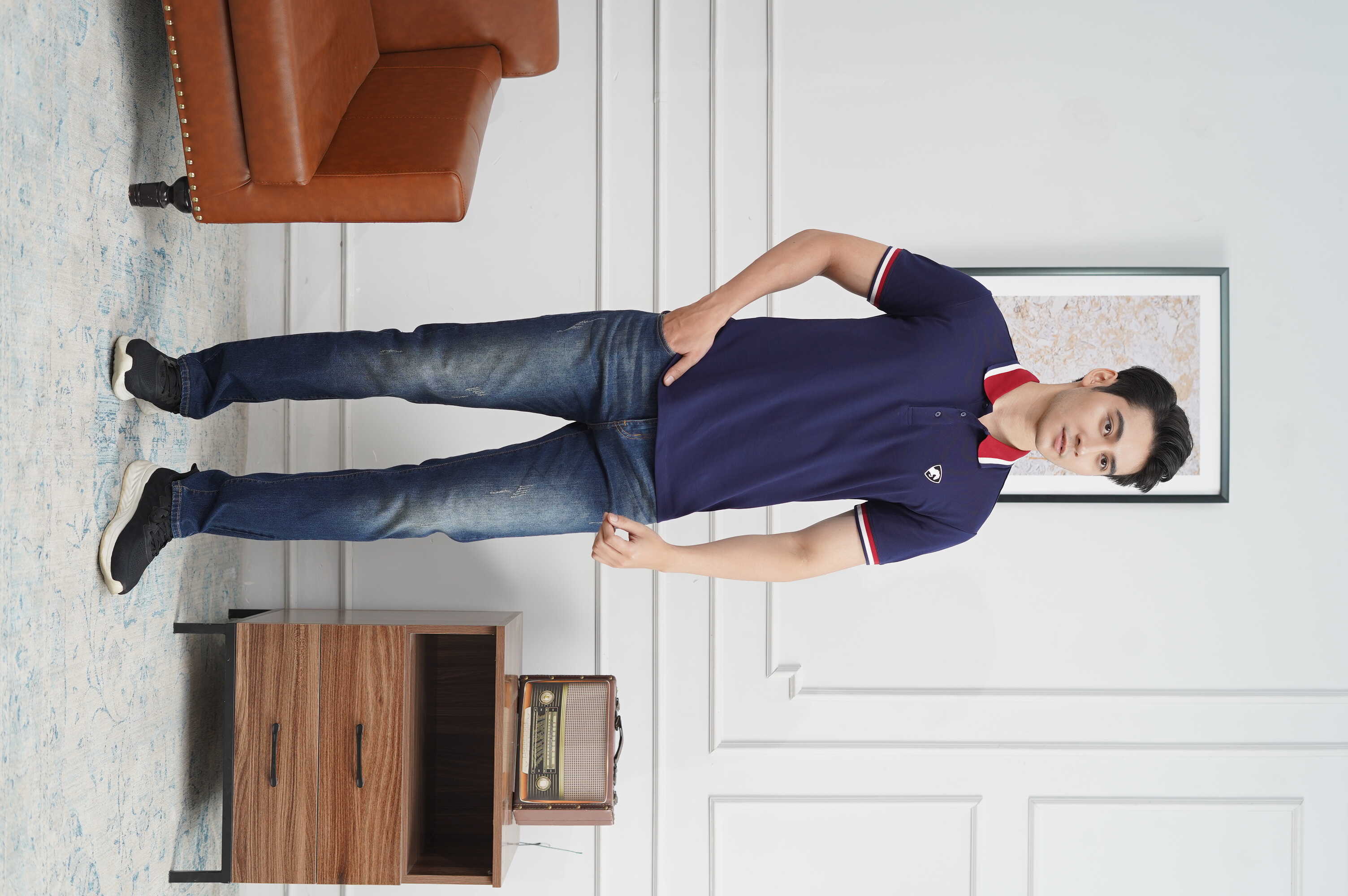 Áo thun Polo nam ngắn tay JONATHAN AP014 vải cá sấu cotton cao cấp, chuẩn form, nam tính, lịch lãm, sang trọng