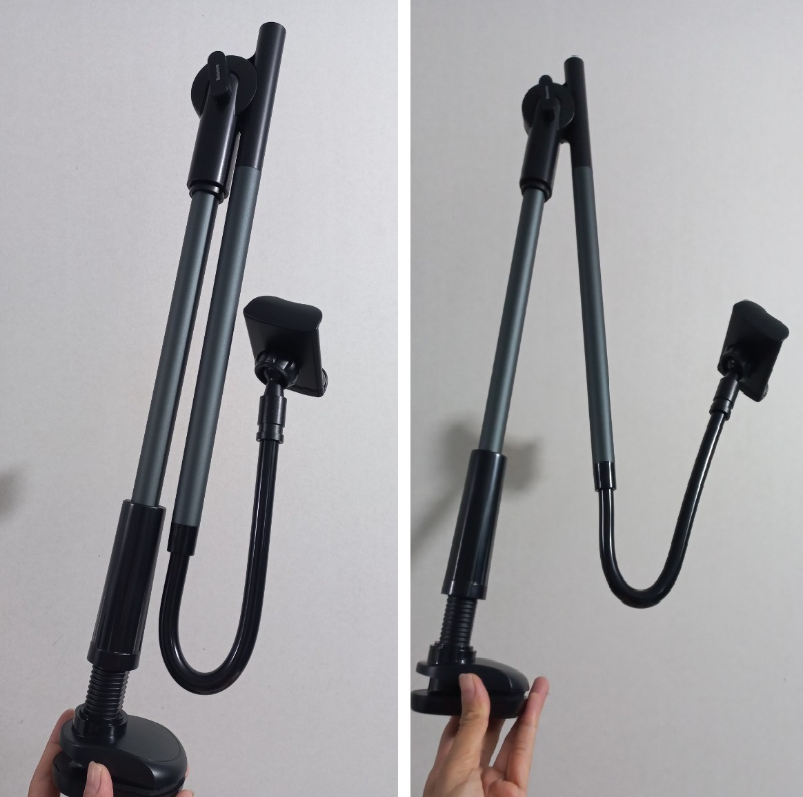 Kẹp Điện Thoại giá đỡ điện thoại đuôi khỉ kẹp bàn cao cấp Baseus Adjustment Lazy Holder _ Hàng chính hãng