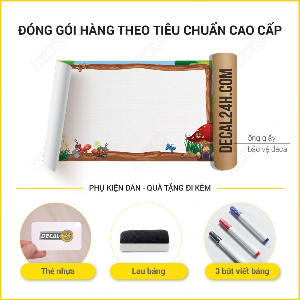 Bảng dán tường cho bé tiện lợi, Decal cho bé thỏa sức sáng tạo - HÀNG CAO CẤP