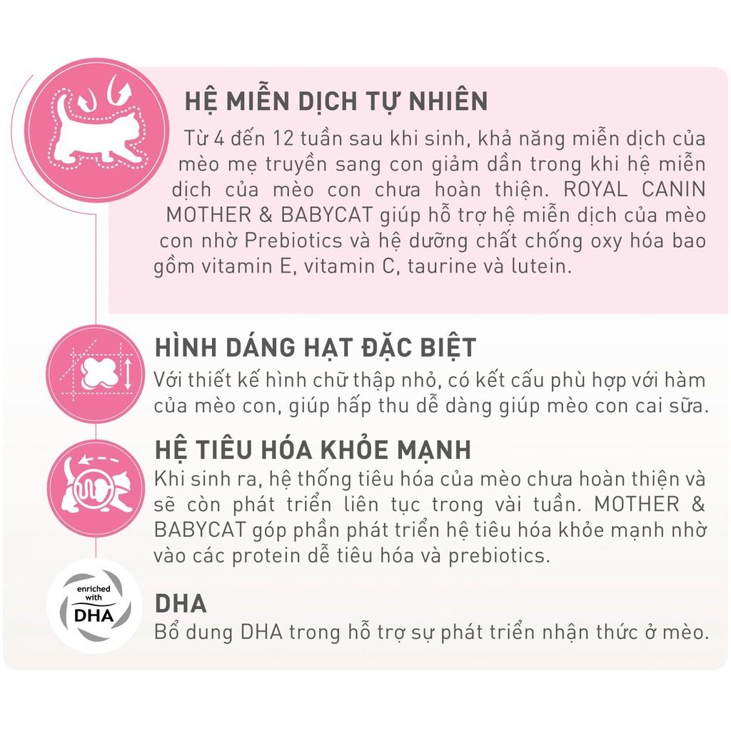 Thức ăn hạt cho mèo - ROYAL CANIN MOTHER & BABYCAT Thức ăn cho mèo mẹ và con