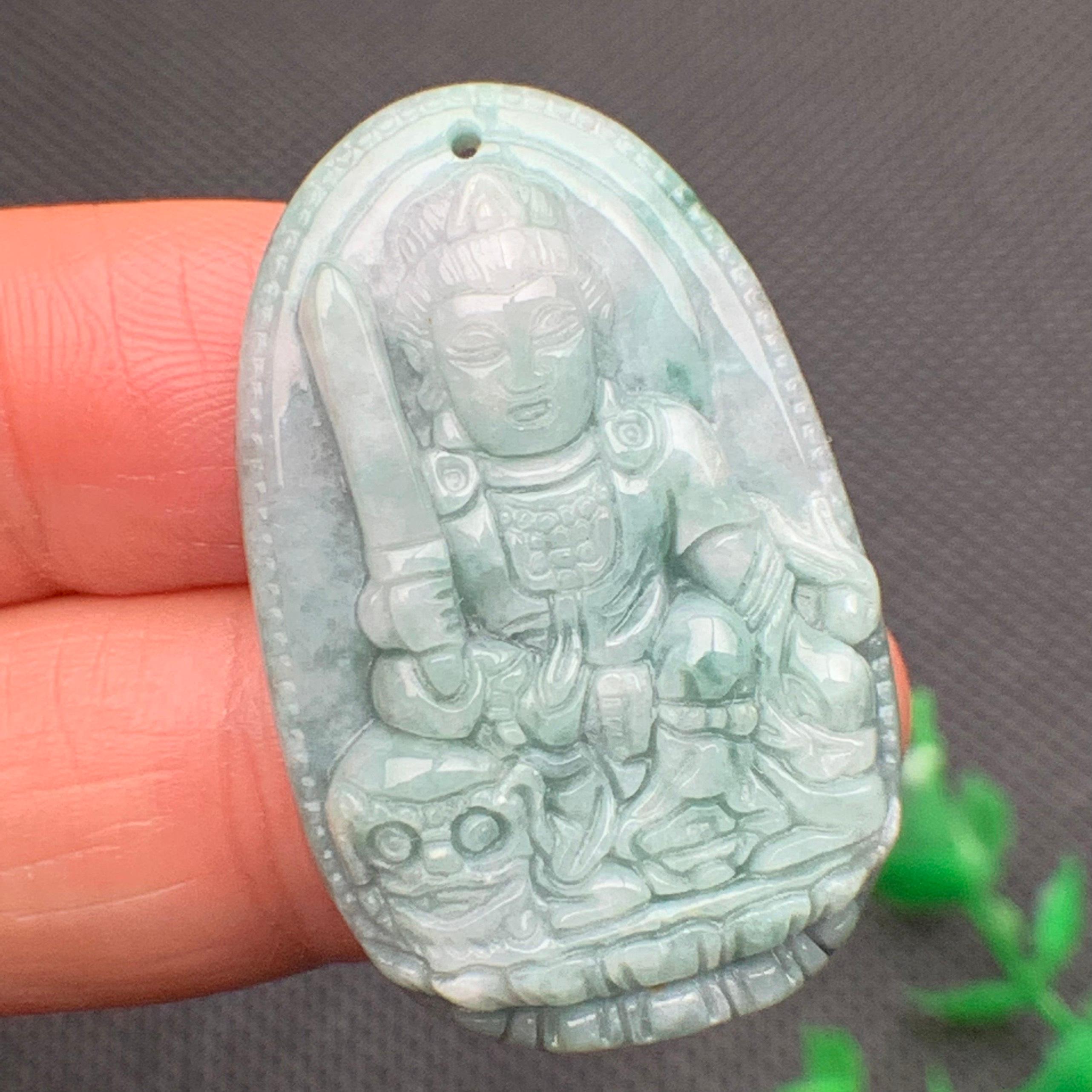 Hư không bồ tát ngọc phỉ thúy tự nhiên Jadeite A