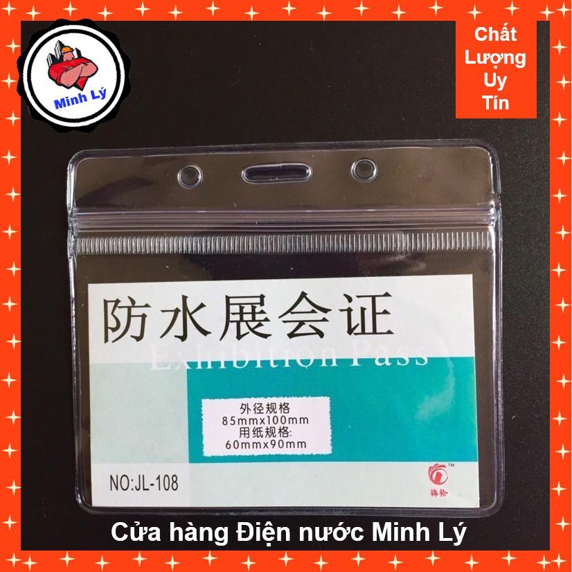 Bộ 5 Thẻ Đeo Bảng Tên Nhựa Dẻo Chống Nước 8.5x10cm Cao Cấp