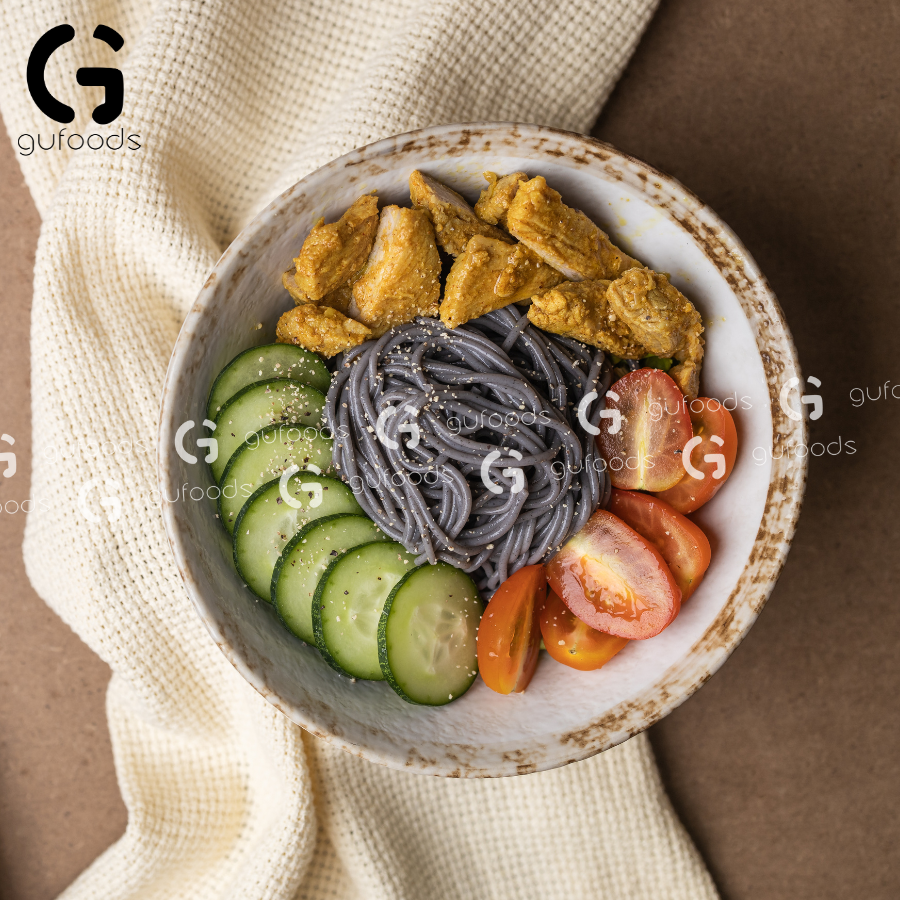 Bún Gạo Lứt Đen Ăn Kiêng GUfoods 500g - Giảm cân, Thực dưỡng, Eat clean, Healthy