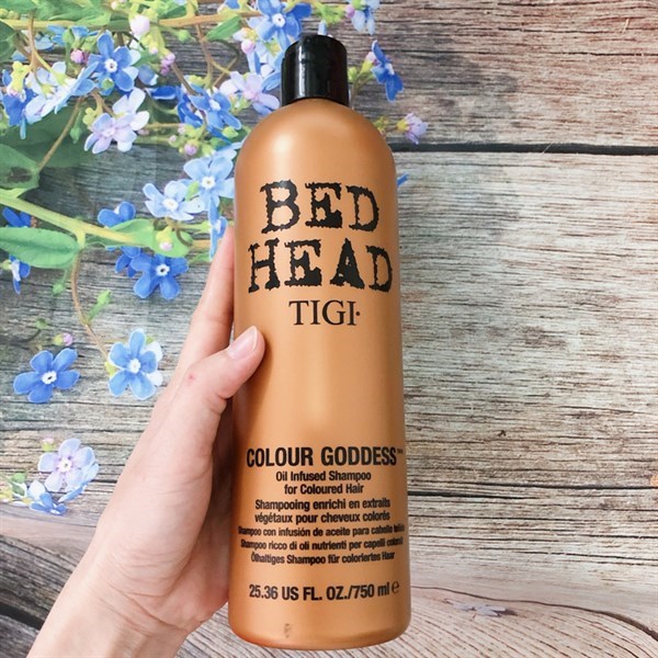 Dầu gội TIGI Bed Head Colour Goddess Oil Infused giữ màu tóc