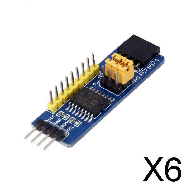 6xPCF8574 IO Expansion Board I2C Development Board for    Raspberry Pi