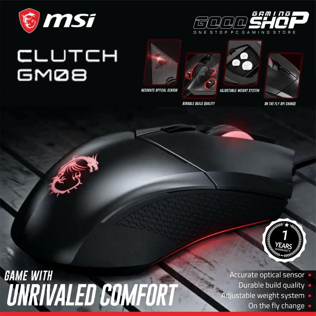 Chuột MSI Gaming Clutch GM08 - Hàng chính hãng