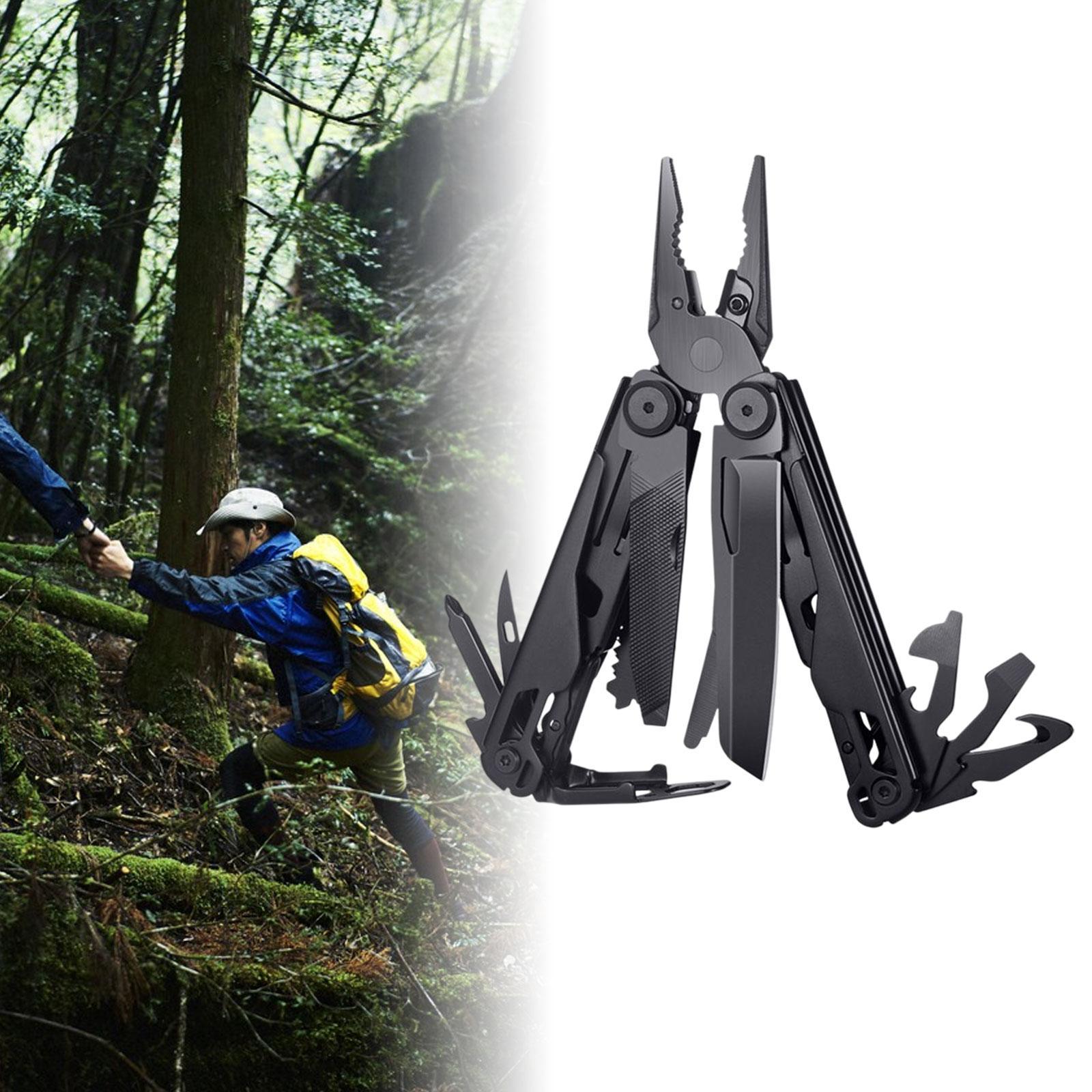 Multitool Pliers Screwdriver, Folding Pocket , Multi Tool Birthday Gift, Multifunctional Tool Bottle Opener Scissors for Survival Outdoor