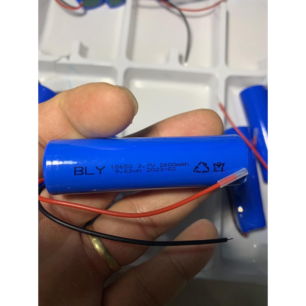 Pin lithium 18650 3.7V 2600mah và 1800mah dùng cho đèn thiết bị điện tử quạt điện súng khử trùng Led