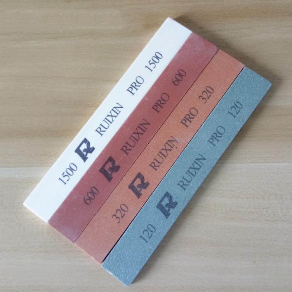 4pcs Sharpening Stones 120# 320# 600# 1500# Whetstone Honing Stone for Kitchen Knife Scissors Knife Sharpener