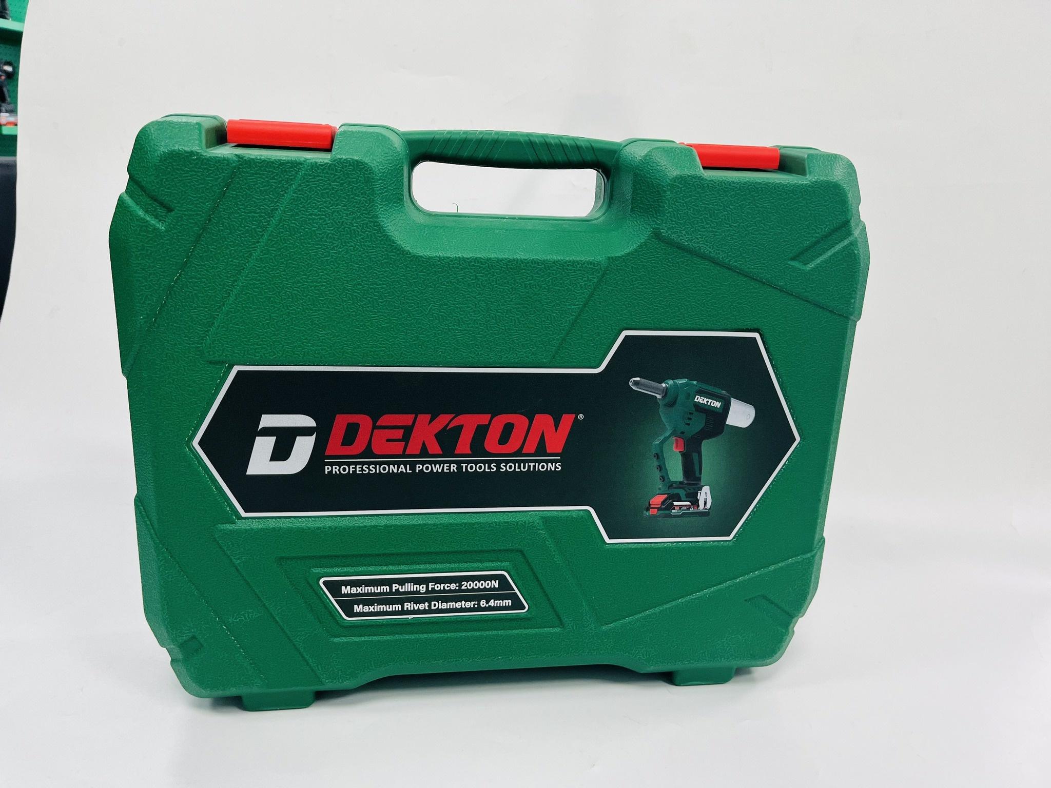Máy rút Rivet pin 21V Dekton M21-RVG64BL -HÀNG CHÍNH HÃNG
