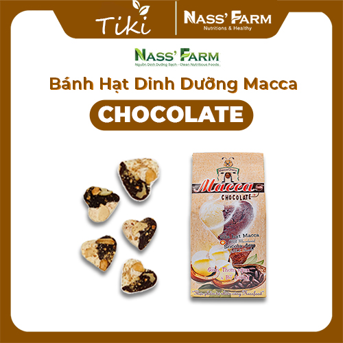Bánh quy dinh dưỡng hạt Mắc ca kết hợp Chocolate -  Hộp 12 bánh/45Gram