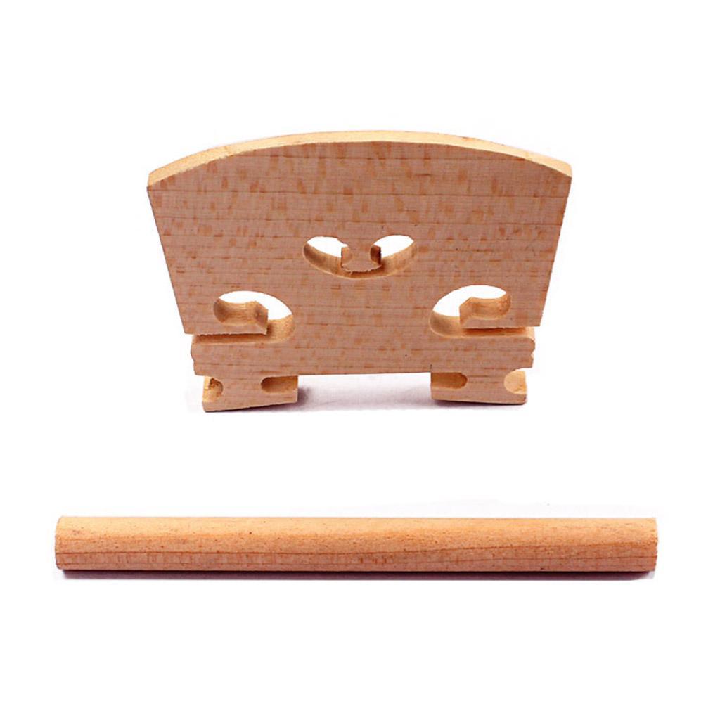 Violin Parts Accessories 4/4 Tuning Pegs&Chinrest& &Tailpiece&Bridge