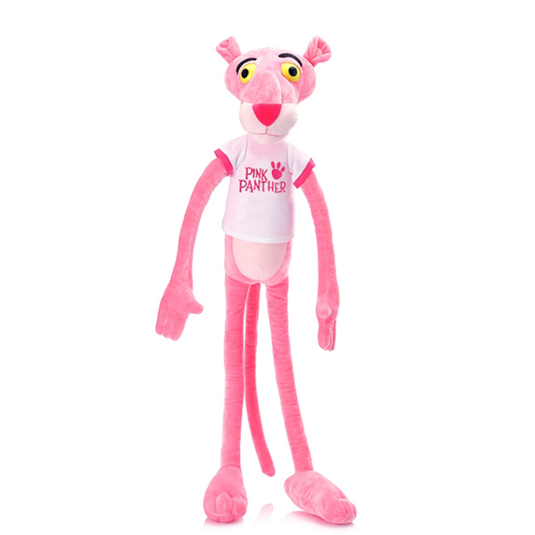 Gấu Bông Báo Hồng Pink Panther Mặc Áo Gb86 (Tặng 1 Móc Khóa Dây Da Pu Đính Đá Lấp Lánh Màu Ngẫu Nhiên)