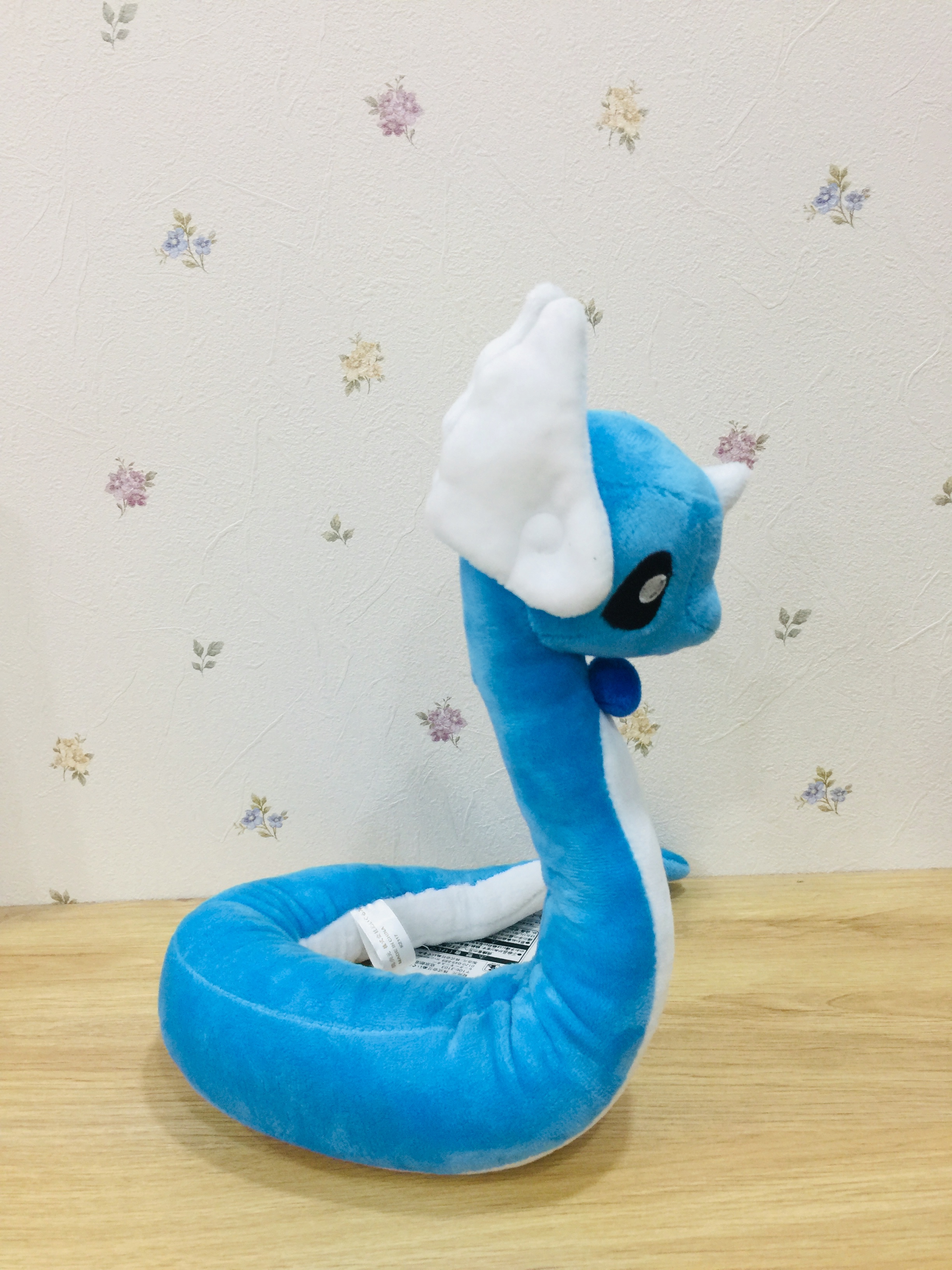 Gấu bông Pokemon Rồng Dragonair có khớp thân - Tặng kèm móc khóa Pokemon cao cấp