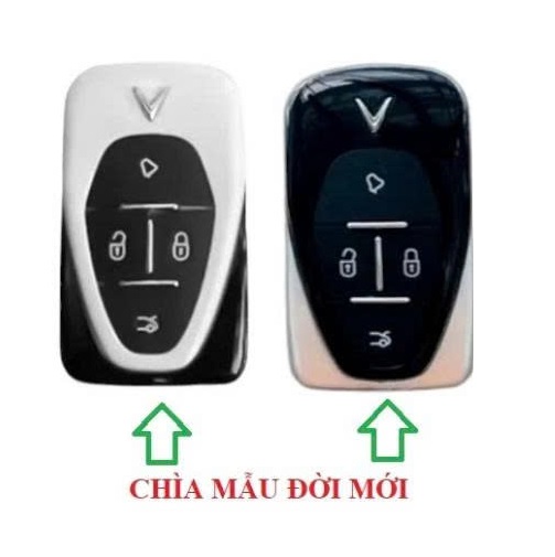 Bao da ép phom Handmade chìa khóa xe ô tô Vinfast VF6 da bò thât tặng móc khóa - hàng chính hãng