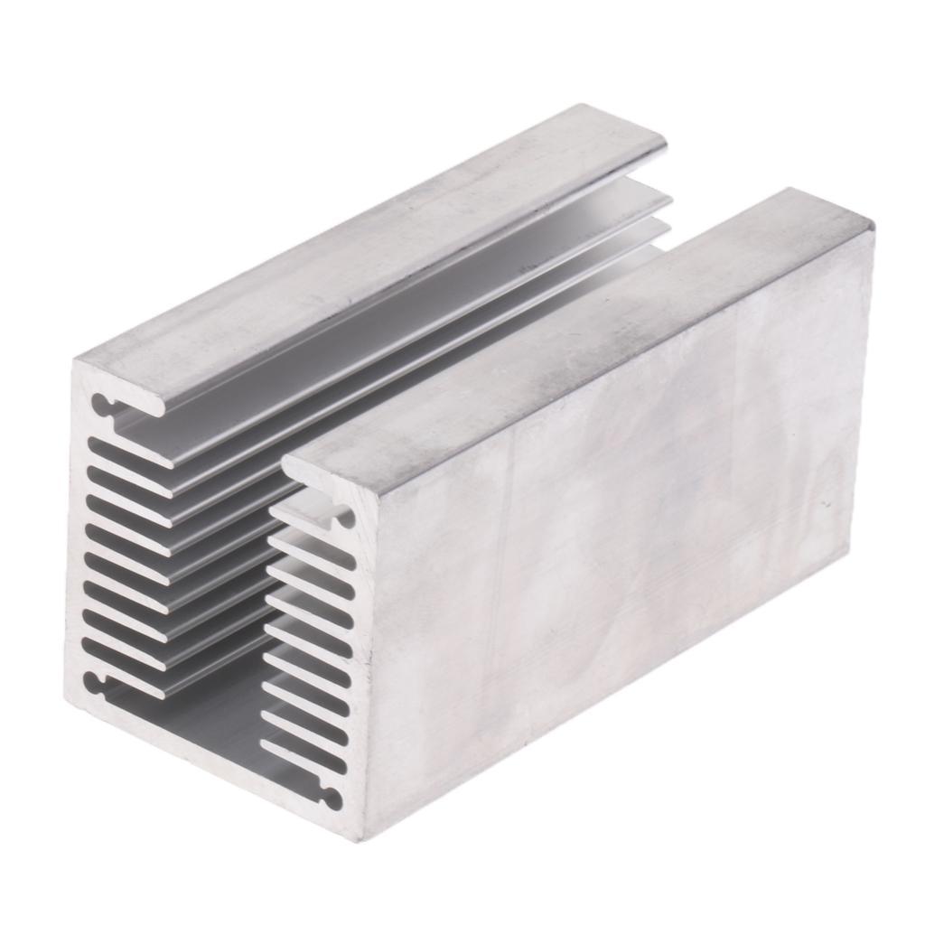 U Slotted   Aluminum 40x40x80mm Cooling  for Transistor