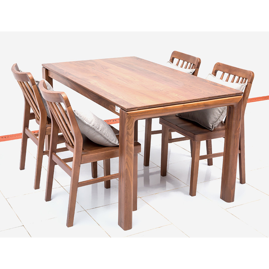 Bộ bàn ăn 4 ghế Nội Thất Nhà Bên NAN 02
