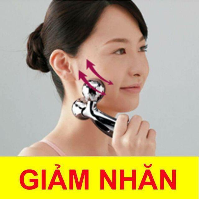 Máy matxa lăn mặt 3d cầm tay