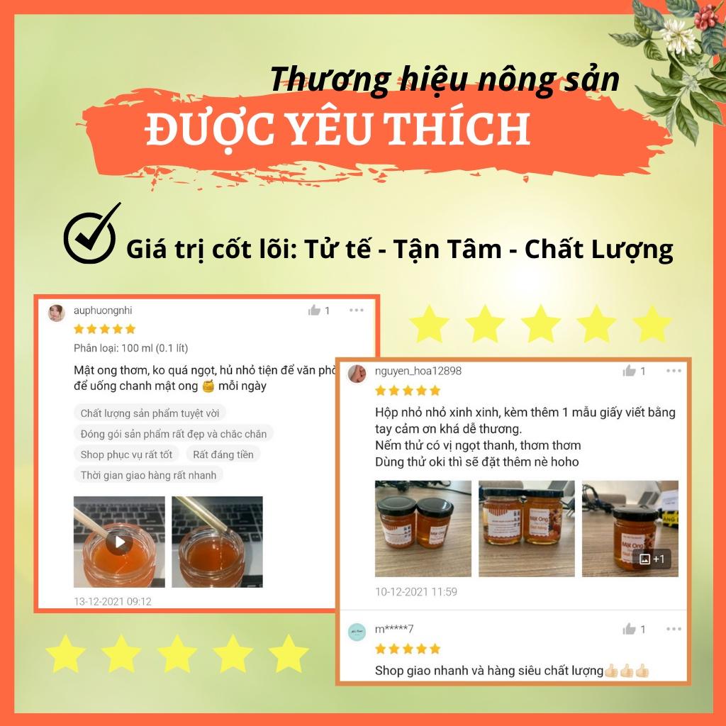 Mật ong nguyên chất Đăk Lăk, mật ong hoa cà phê chứa nhiều dinh dưỡng tốt thể tích 100-1000ml từ GIỌT NẮNG COFFEE