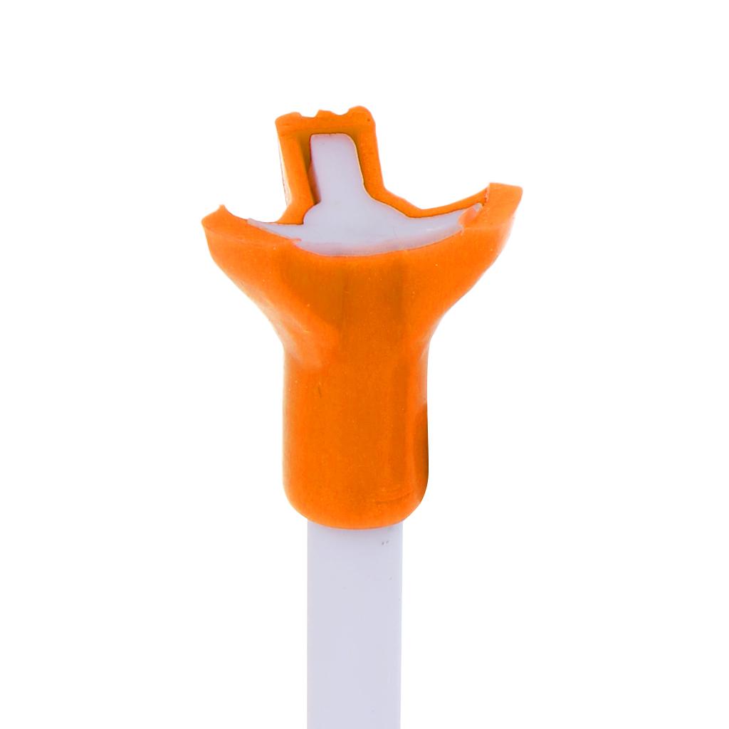 5 Pieces Eco-Friendly & Durable Plastic Golf Tees 83mm/3.3inch