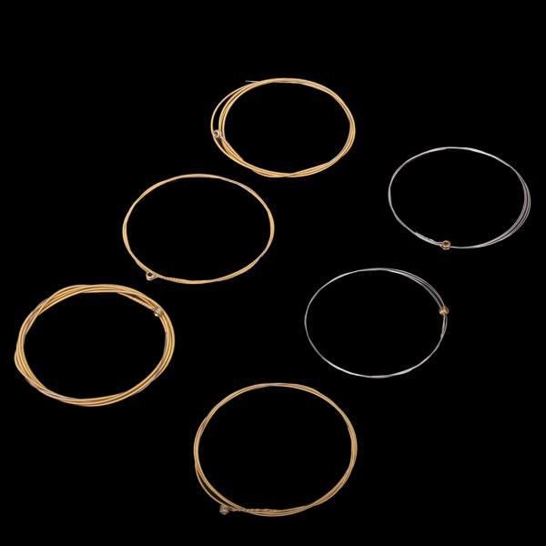 A Set Of 6 Strings For Acoustic Guitar