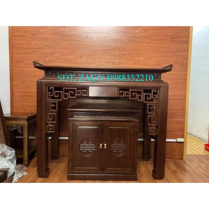 Ban thờ gỗ - Nội thất phòng thờ - NỘI THẤT BÌNH LONG 0988-352-210