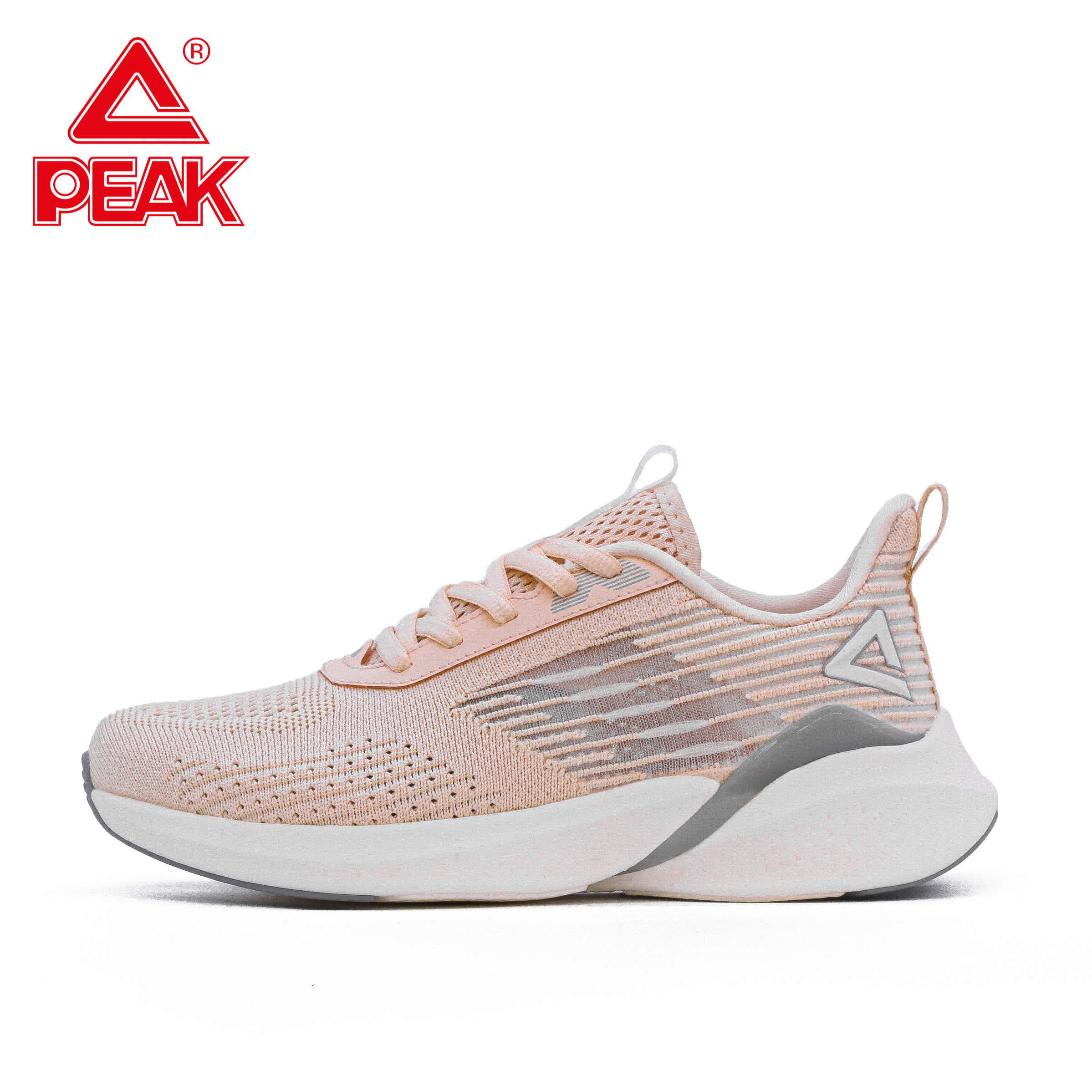 Giày Chạy Bộ Nữ Peak Running Ultra Light Ew222148H - Nâu - 35