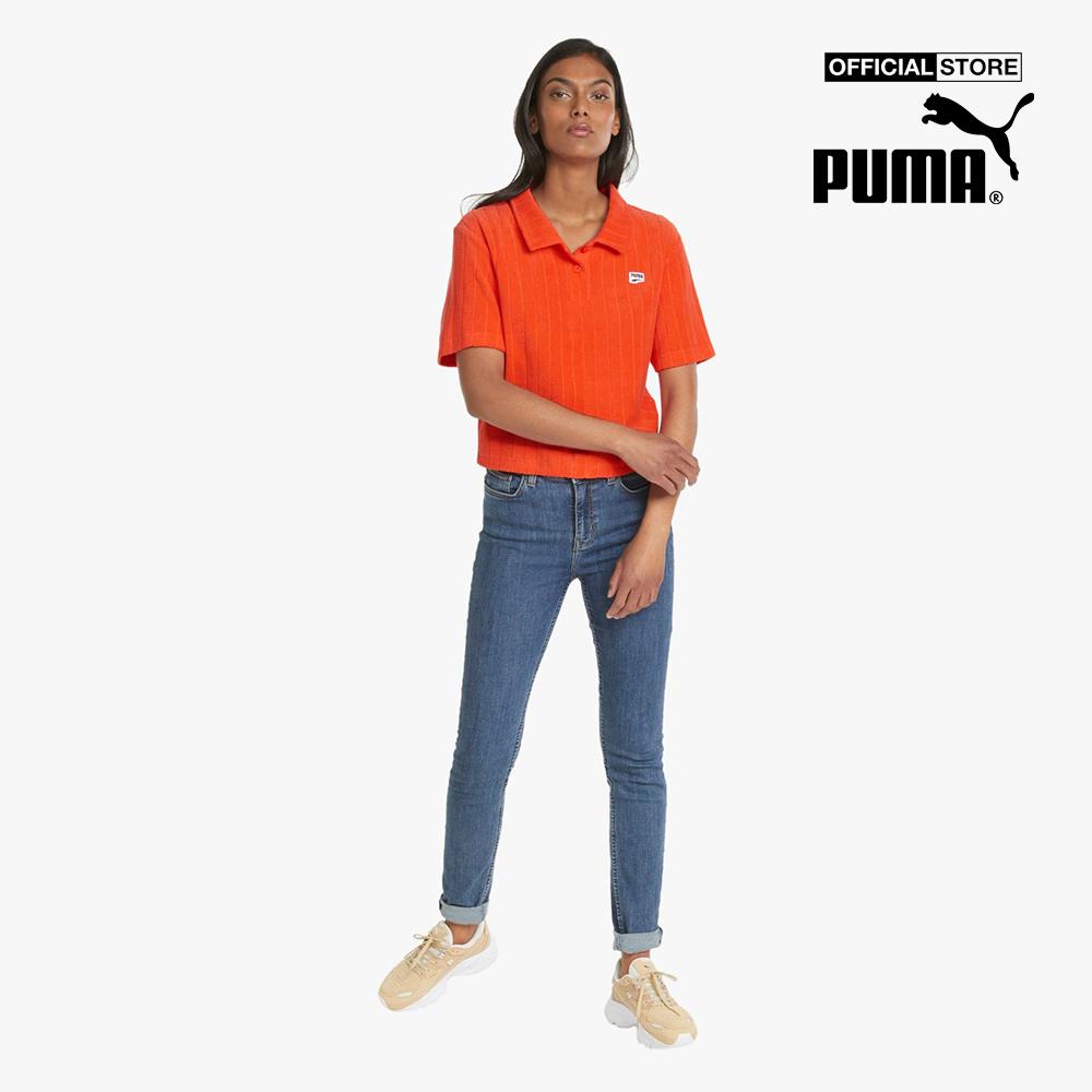 PUMA - Áo thun polo nữ Downtown Towelling 533589