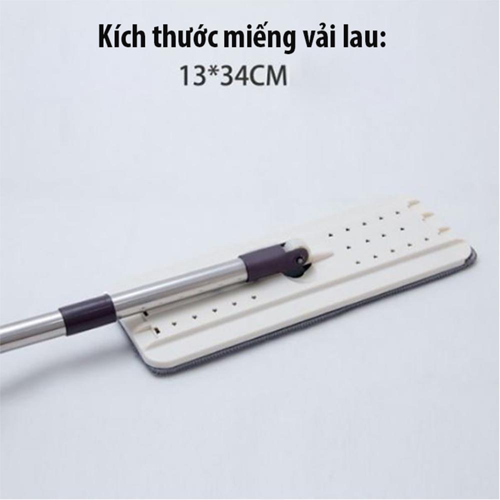 Bộ Chổi Lau Sàn Nhà Thiết Kế Gọn Nhẹ Hiện Đại Dễ Dàng Sử Dụng Vắt Tự Động Thông Minh Tặng Kèm 2 Bông Lau Nhà - Hàng Loại 1