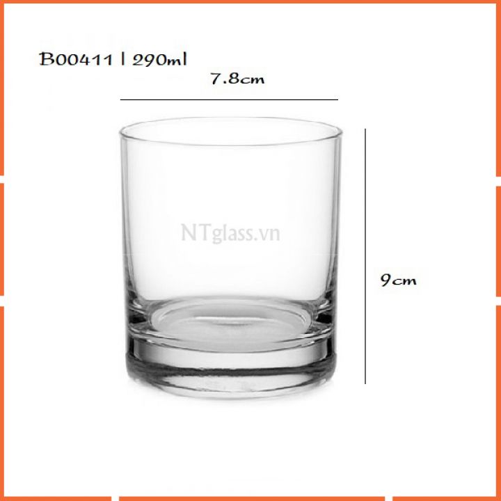 Ly Thủy Tinh Lùn San Marino 290ml– B00411