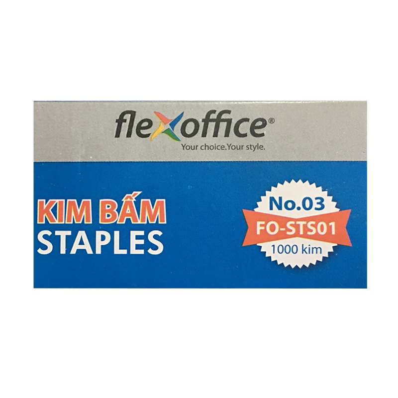 Hộp 10 Kim Số 3 Flexoffice Fo-Sts01