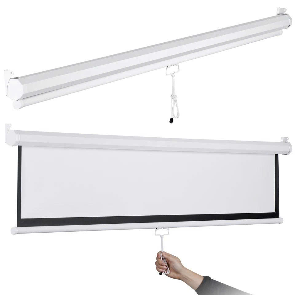 Màn chiếu treo tường kéo tay Apollo/ Prima kích thước từ 84 inch đến 150inch tỉ lệ 4:3 - Hàng nhập khẩu