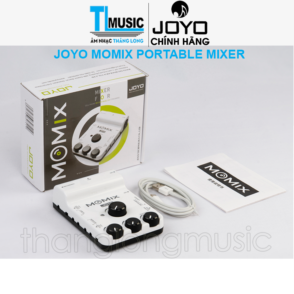 Joyo Momix Portable Mixer - Card âm thanh di động ( Live/Recording Sound Card Tutorial ) - Hàng chính hãng