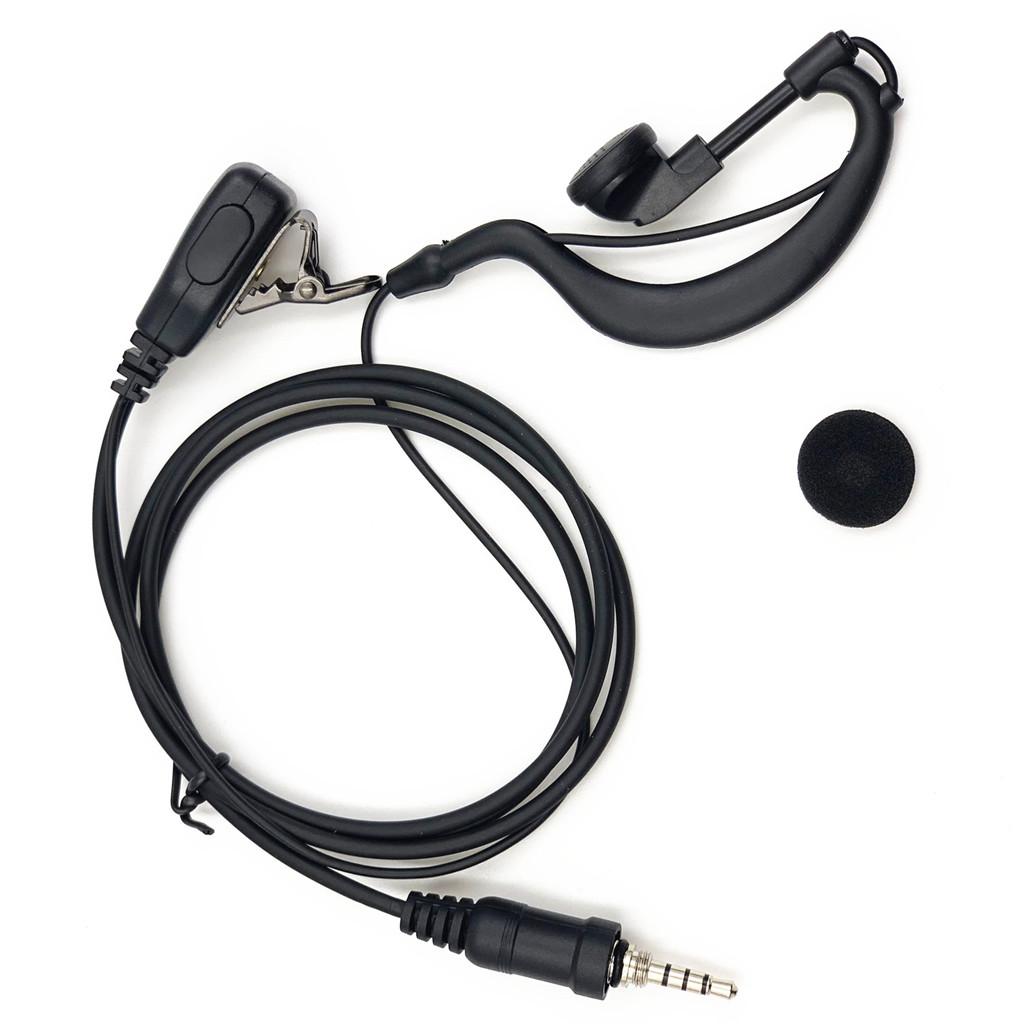 G-shape Ear-hook Mic Earpiece Headset For