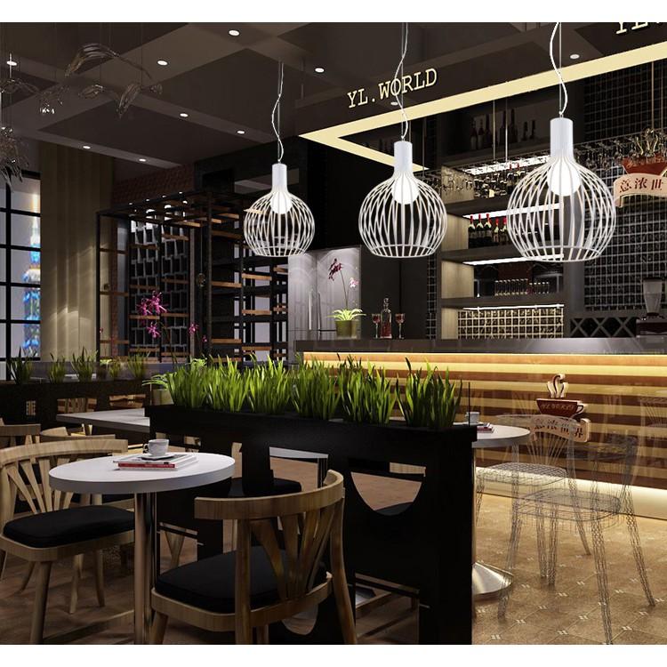 COMBO 3 thả Chụp nơm CHIM trang trí nhà cửa, quán cafe - kèm bóng Led cao cấp