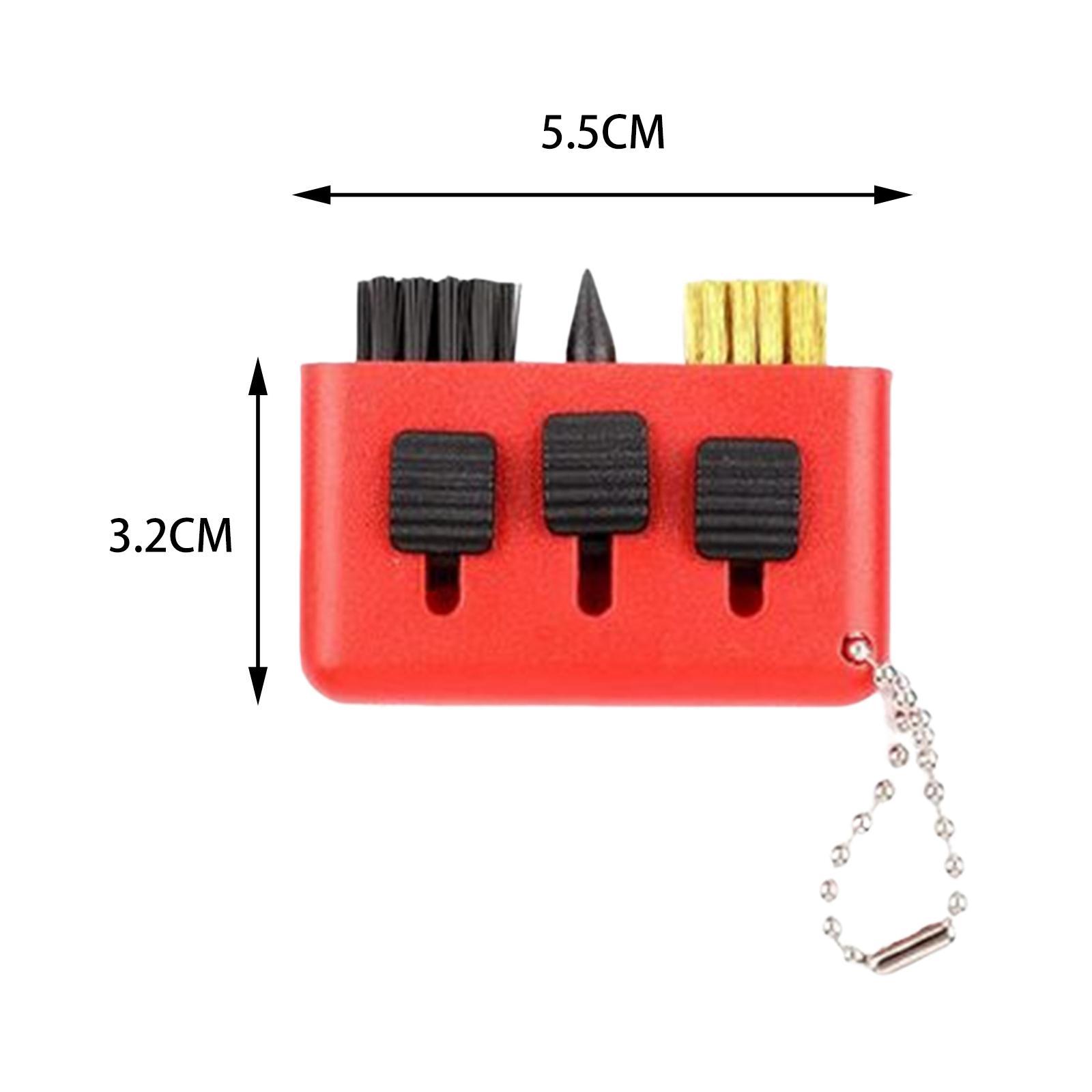 Golf Club Cleaning Brush Convenient Carrying for Golf Club Maintenance, Tool
