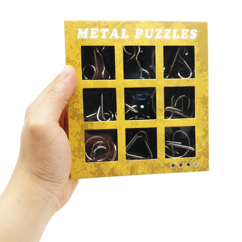 Đồ Chơi Hack Não Khóa IQ - Metal Puzzles 3009C (9 Chi Tiết)